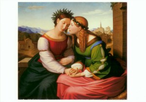 Overbeck Johann Friedrich; Italia und Germania , 1828